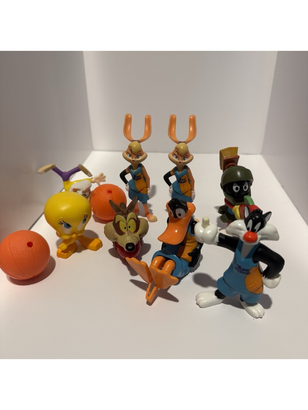 McDonald's Space Jam A New Legacy Happy Meal Toy Lot 8pc Looney Tunes USED